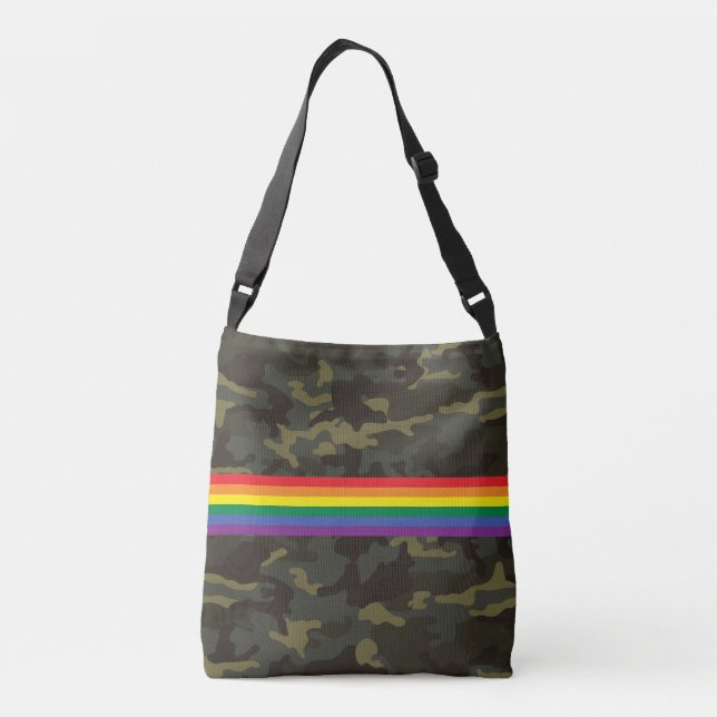 Bolso Cruzado Camo Gay Pride (Reverso)