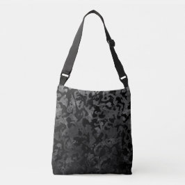 Bolso Cruzado Camo moderno - Negro y gris oscuro - camuflaje