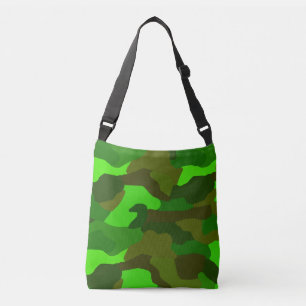 Bolso Cruzado Camo verde