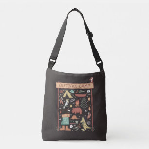 Bolso Cruzado Campamento Outback Animales Australianos Camping