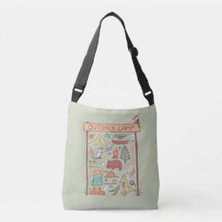 Bolso Cruzado Campamento Outback Animales Australianos Camping