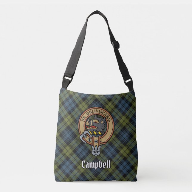 Bolso Cruzado Campbell Tartan (Anverso)