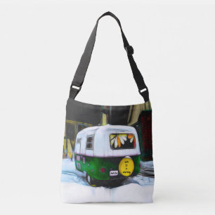 Bolso Cruzado Camper Retro La Vida Hippie Es Un Viaje