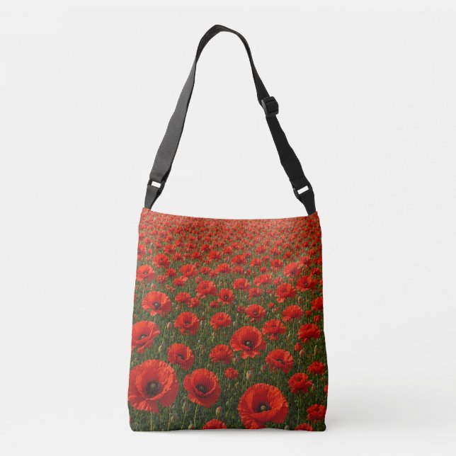 Bolso Cruzado Campo de Amapolas (Reverso)