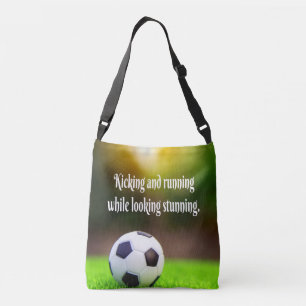 Bolso Cruzado Campo verde Inspirador motivador del fútbol
