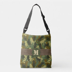 Bolso Cruzado Camuflaje de Woodland para gatos
