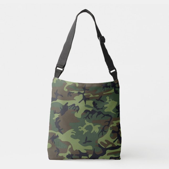 Bolso Cruzado Camuflaje Ejército Camo (Anverso)