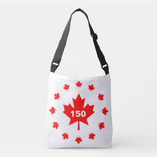 Bolso Cruzado Canadá 150 años de aniversario único en especie
