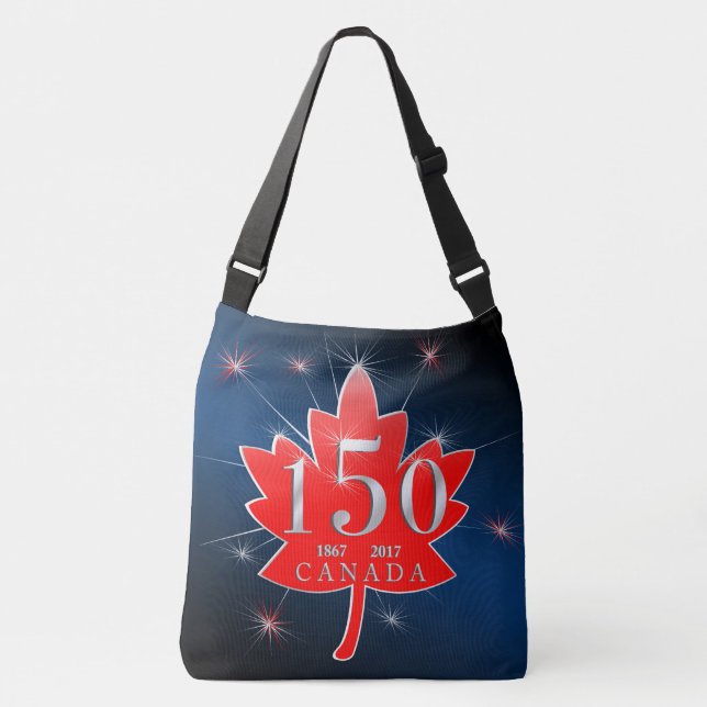 Bolso Cruzado Canadá hoja de arce de la celebración de 150 (Anverso)