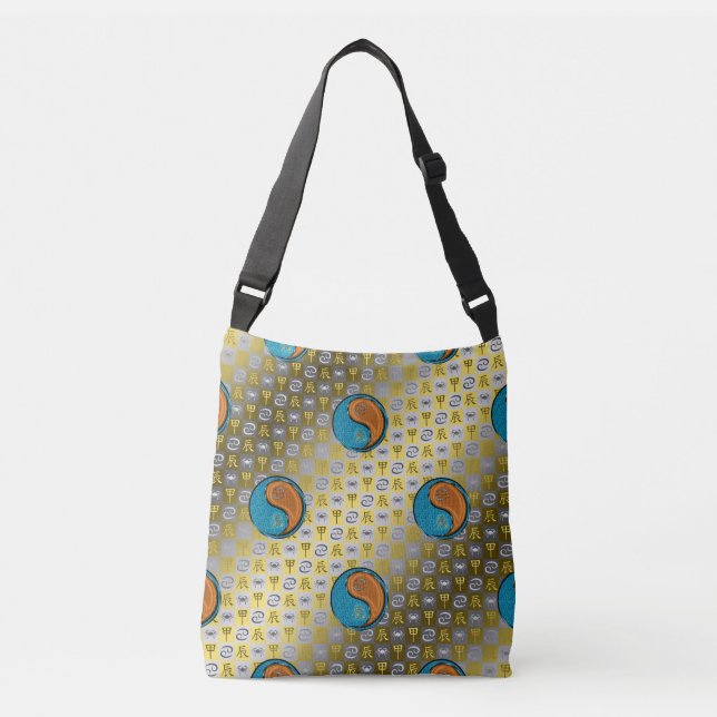 Bolso Cruzado Cáncer y Dragón de Madera (Anverso)