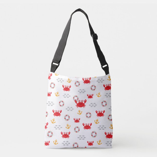 Bolso Cruzado Cangrejo con vida (Anverso)