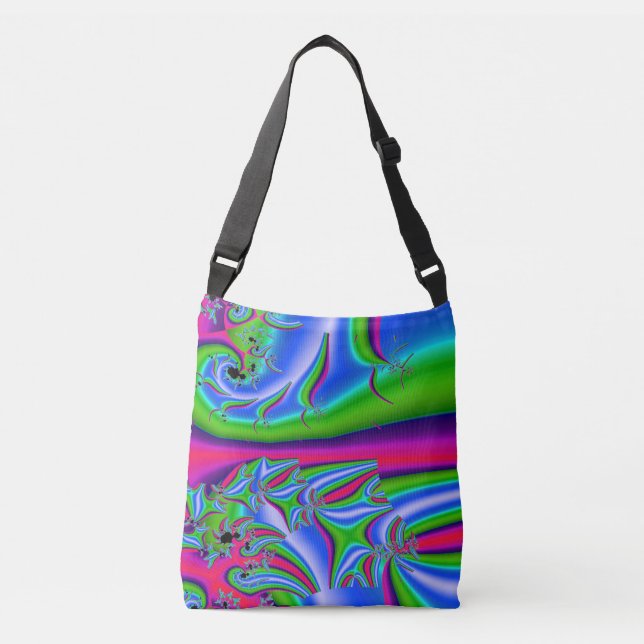 Bolso Cruzado Caos Como Un Fractal (Anverso)