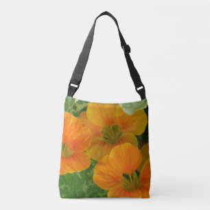 Bolso Cruzado Capuchina Floral Naranja