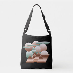 Bolso Cruzado Cara ajena en arte espacial abstracto