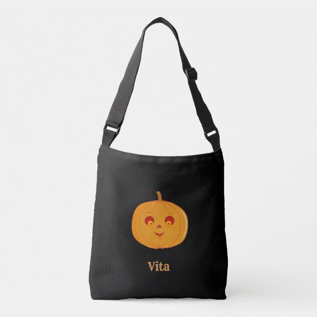 Bolso Cruzado Cara de calabaza suave (Anverso)