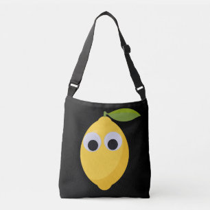 Bolso Cruzado Carácter limón lindo con ojos googly