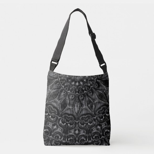 Bolso Cruzado Carbón Mandala (Anverso)