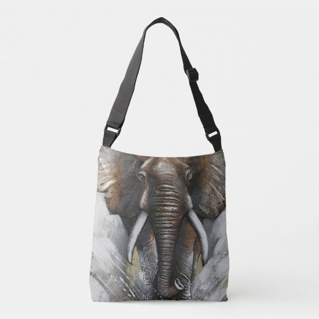 Bolso Cruzado Cargar elefante (Anverso)