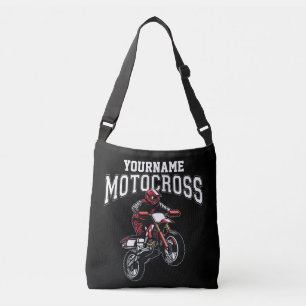 Bolso Cruzado Carreras personalizada de moto-cruz sucia para cic