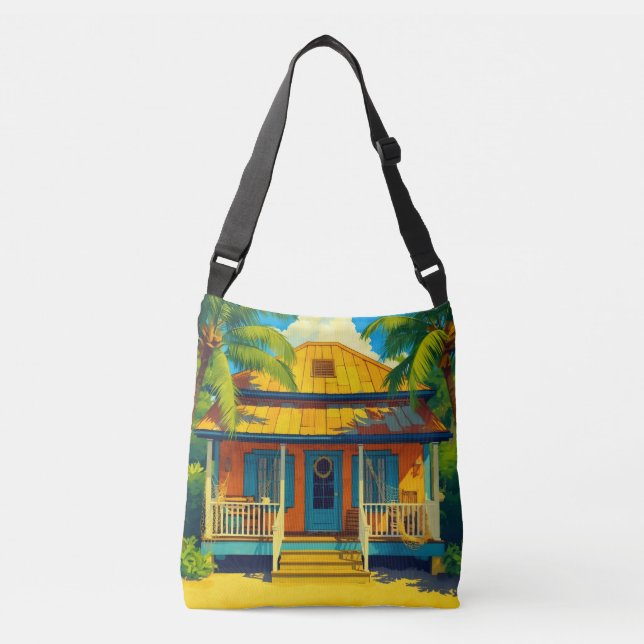 Bolso Cruzado casa de playa jamaicana (Anverso)