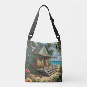 Bolso Cruzado casa de playa jamaicana