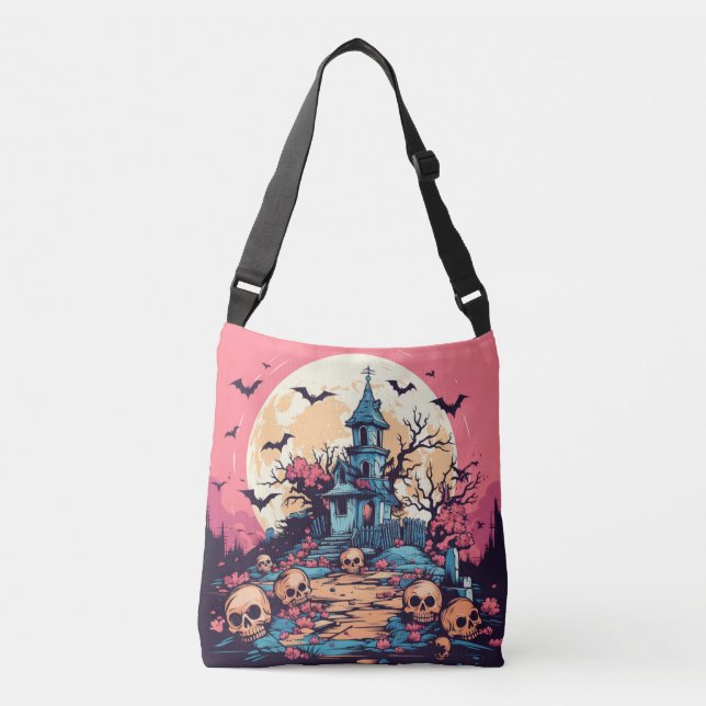 Bolso Cruzado Casa embrujada (Anverso)