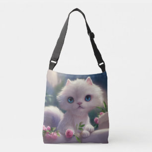 BOLSO CRUZADO CAT GRANDES OJOS TOTES DE PURSO DE TOTE DE KITTEN 