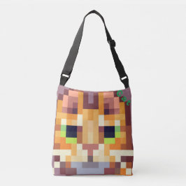 Bolso Cruzado Cat Pixelart, Pixel Art