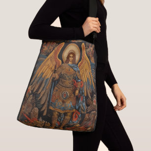 Bolso Cruzado Católico Religioso de San Miguel Arcángel