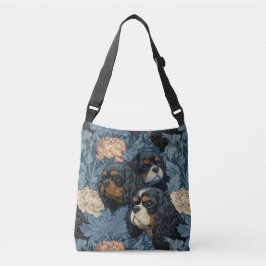 Bolso Cruzado Cavalier King Charles Spaniels Victorian Garden 