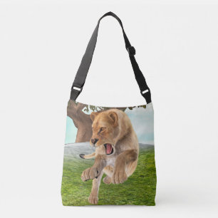 Bolso Cruzado Cazando a la leona