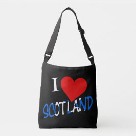 Bolso Cruzado Cbcnt sobre la superposición de I Heart Scotland