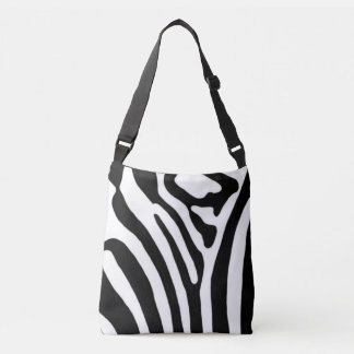 Bolso Cruzado Cebra ~ Blanco y negro