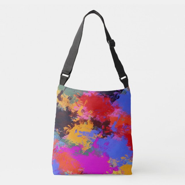 Bolso Cruzado Cebra pintada (Anverso)