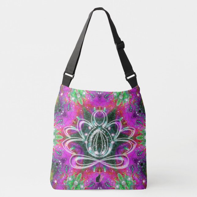 Bolso Cruzado Celestial Zen Lotus (Anverso)