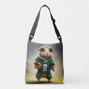 Bolso Cruzado Cerdo guineano de fútbol,