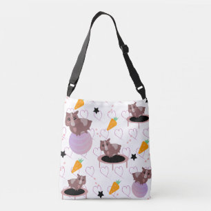 Bolso Cruzado Cerdos de Guinea Adorables Haciendo Ejercicio