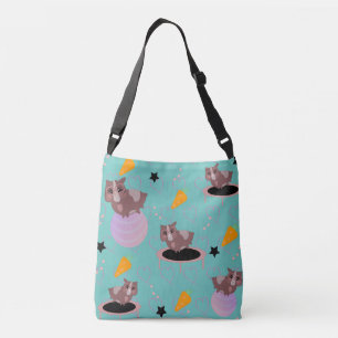 Bolso Cruzado Cerdos de Guinea Adorables Haciendo Ejercicio