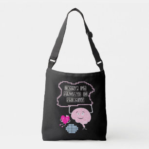 Bolso Cruzado Cerebro con corazón