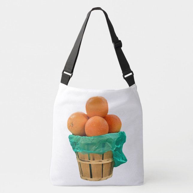 Bolso Cruzado Cesta de Naranjas (Anverso)