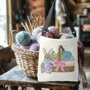 Bolso Cruzado Cesta de Pascua de dragones de fantasía lindos y c