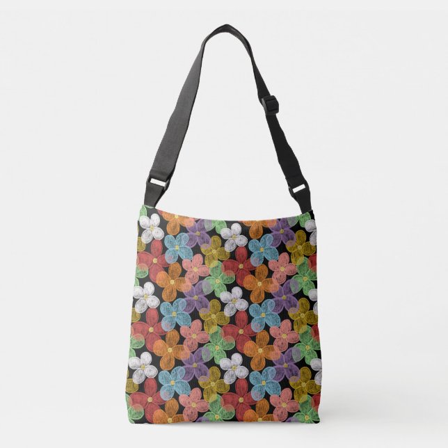 Bolso Cruzado Chalk Daisies (Anverso)