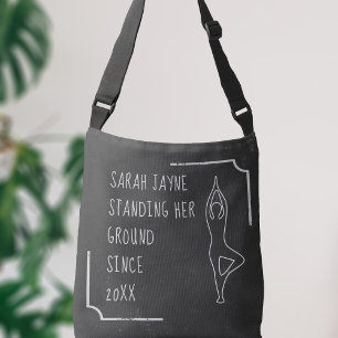 Bolso Cruzado Chalkboard Boda Yoga Retreat Crossbody Bag