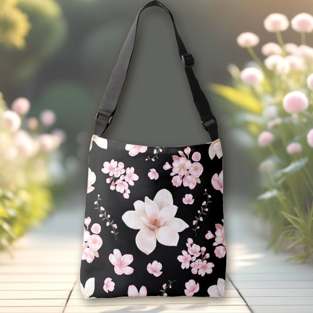 BOLSO CRUZADO CHERRY BLOSSOM SAKURA PATTERN CROSSBODY BAG (CHERRY BLOSSOM SAKURA PATTERN CROSSBODY BAG)