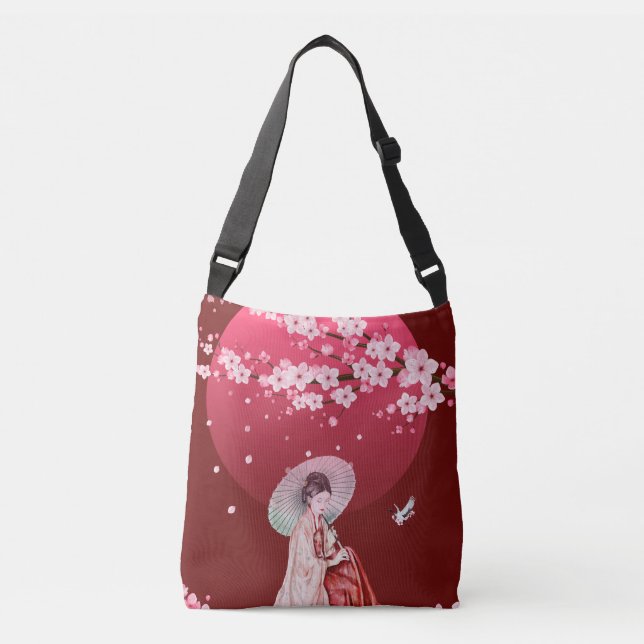 Bolso Cruzado Cherry Moon Cherry Blossom (Anverso)