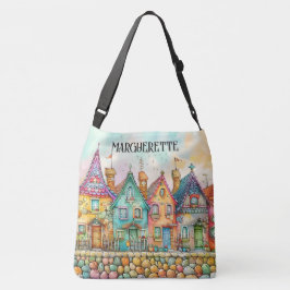 Bolso Cruzado Chica de bicicleta rápida - Ver hacia atrás - Tote