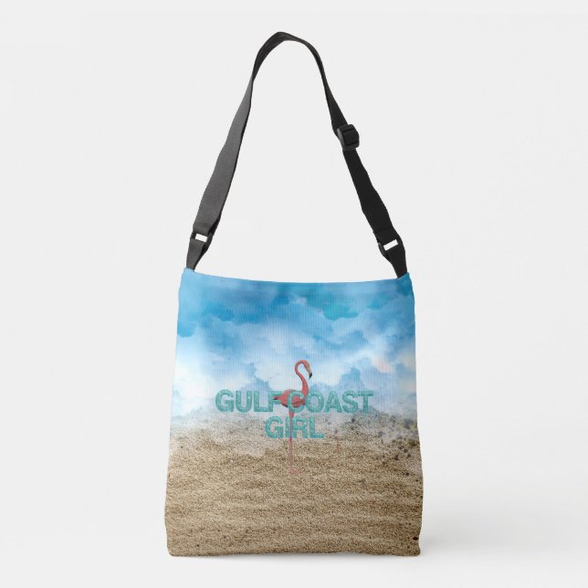 Bolso Cruzado Chica de la Costa del Golfo TEE (Reverso)