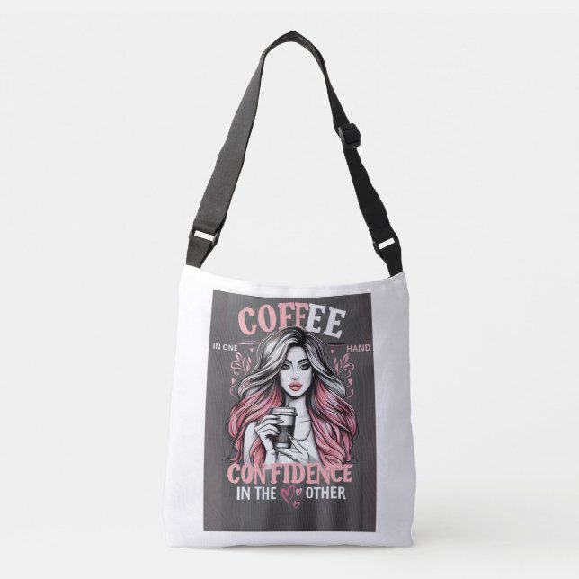 Bolso Cruzado Chica del café (Anverso)