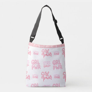 Bolso Cruzado Chica Purpurina rosa Power Bling Glam Girly