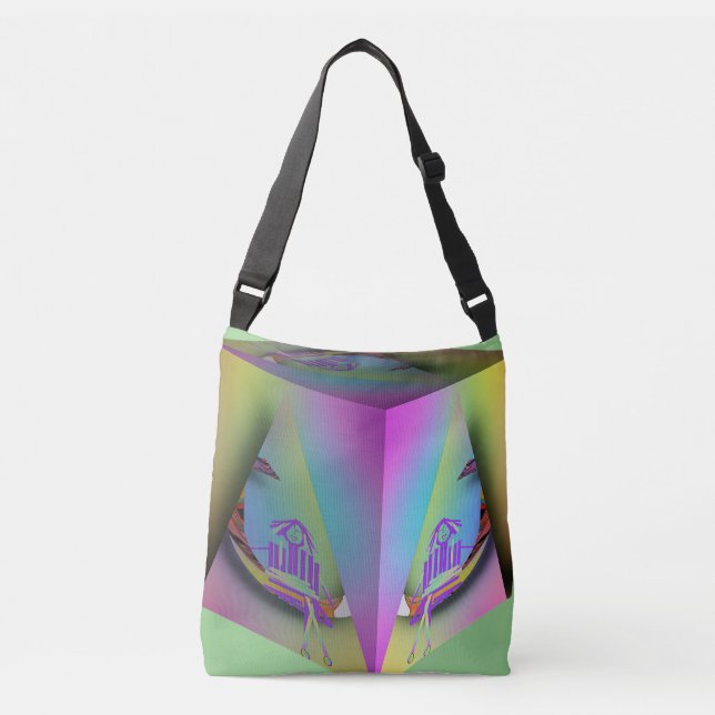 Bolso Cruzado Chica Sentada 3-D (Anverso)